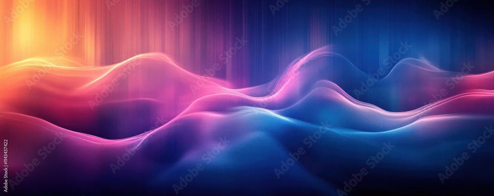 Poster abstract digital background for technology data network ai graphics science wallpaper