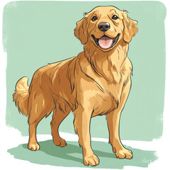 golden retriever dog