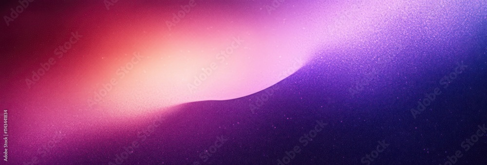 Poster Purple gradient abstract background dreamy textured poster design with soft bokeh glowing light