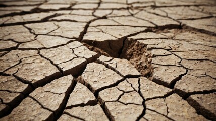 vulnerable nature background,Cracked ground surface

