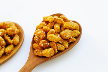 Caramelised peanuts with sesame, Candied peanuts