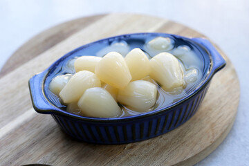 Pickled Scallion, Pickled Japanese leek bulbs