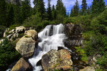 Blue Lakes Waterfalls in Breckenridge, Colorado