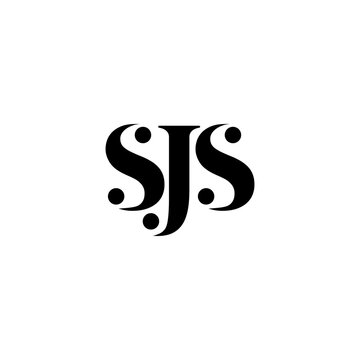 letter SJS initial logo icon vector template