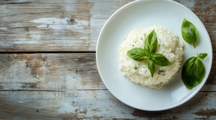 Creamy Risotto with Fresh Basil - Culinary Delight