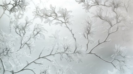 Frozen Branch Art: A Winter Wonderland