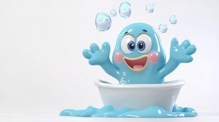Wash Your Hands in 3D Cartoon Style