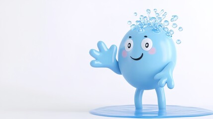 Wash Your Hands in 3D Cartoon Style