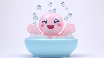 Wash Your Hands in 3D Cartoon Style