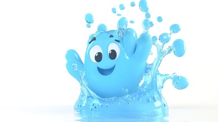 Wash Your Hands in 3D Cartoon Style