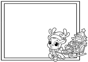 Christmas Coloring Text Box