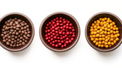 Colorful Food in Wooden Bowls - Healthy and Delicious Treat