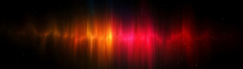 A vibrant abstract sound wave design with colorful gradients on a dark background for creative projects.