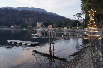 view of the river and the town