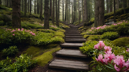 stairway in the park
