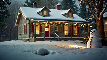 snowman in the house