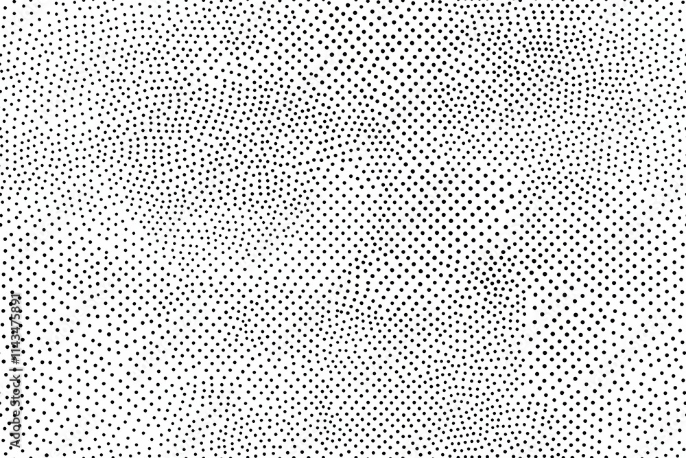 Wall mural abstract black and white dotted pattern creates a visually striking and modern design suitable for v