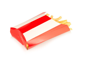 French Fries Box fastfood potato