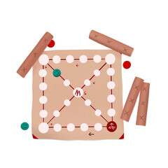 Korean traditional board game - yunnori