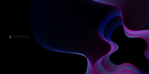 Abstract neon background. Neon color blend. Blurred fluid colours. Gradient mesh. Vector illustration. EPS 10