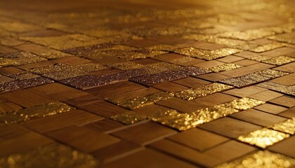 Fototapeta premium Abstract Luxury Gold gradient studio wall well use as background. 506