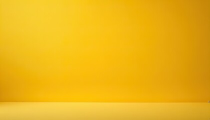 Abstract Luxury yellow gradient studio wall, well use as background. 452