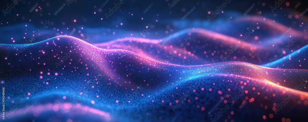 Poster digital background for technology processes neural networks ai data transfer encryption digital arch