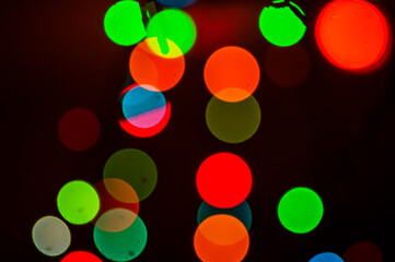 christmas lights background