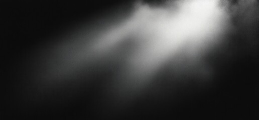 Black White Grainy Abstract Texture Background Soft Focus High Contrast Blurred Design Ethereal Light Beams Mystery Depth