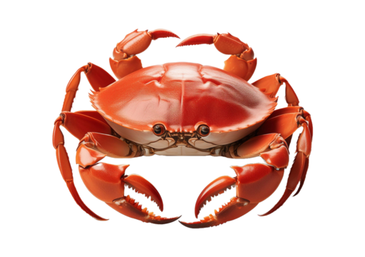 Crab isolated on transparent or white background