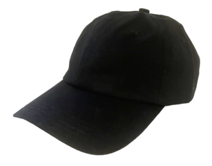 黒いキャップの写真素材