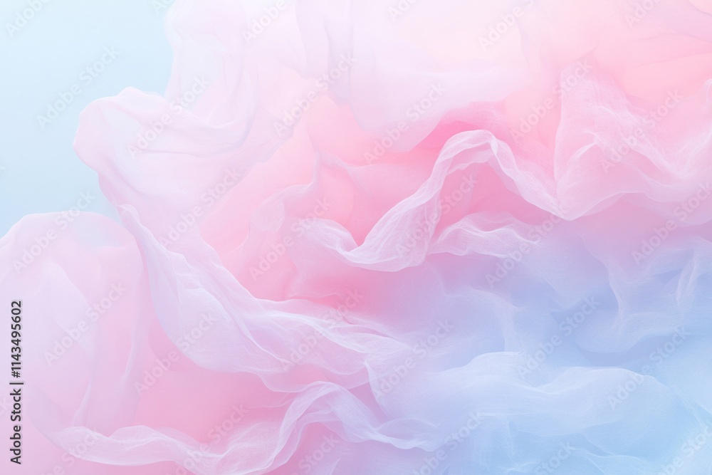 Poster Abstract Pastel Waves Soft Gradients and Intricate Patterns in Ethereal Flow