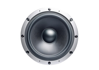 Sleek Design of SilverSound Speaker isolated on a transparent or white background