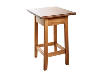 Low table isolated on transparent or white background. 3D