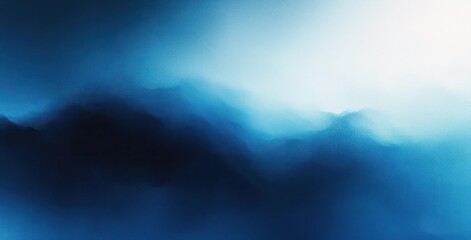 Fototapeta premium Abstract Gradient Background in Deep Blue to Black with Soft Diffused Light for Website Design and Banners