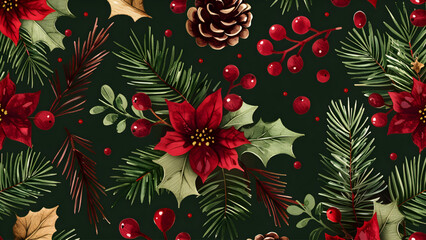 christmas seamless pattern xmas