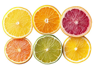 Vibrant citrus fruits, a burst of freshness and flavor, showcasing nature's zest