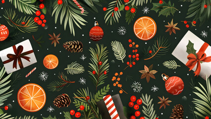 christmas seamless pattern xmas