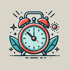 illustration of a clock