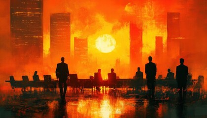 Financial Consulting Meeting with Expert Advisors in Modern Office Setting Highlighting Trust and Collaboration