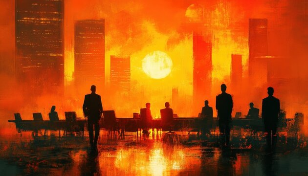 Financial Consulting Meeting with Expert Advisors in Modern Office Setting Highlighting Trust and Collaboration