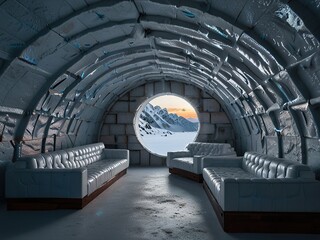 the tunnel of the castle