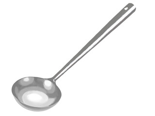 中華お玉（ステンレス）