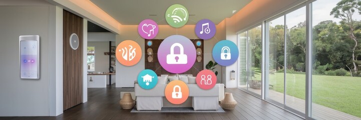 Smart Home Security System Interface Design