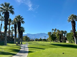 Fototapeta premium Golf mountains 