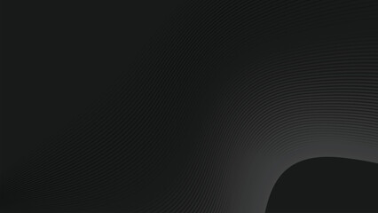 Dark abstract background with curve line for backdrop or presentation