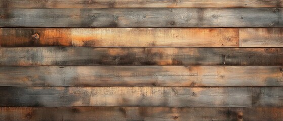 Fototapeta premium Rustic Wood Grain Texture Background Reclaimed Pallet Boards Vintage Aged Weathered Rustic Decor