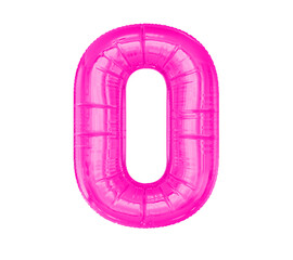 Pink Balloon Number 0