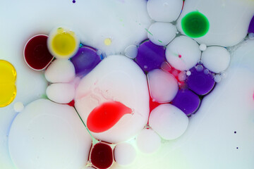 Organic abstract art with fluid dynamics and vibrant colors