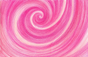 Pink spiral linen pencil  texture,  hand drawn background